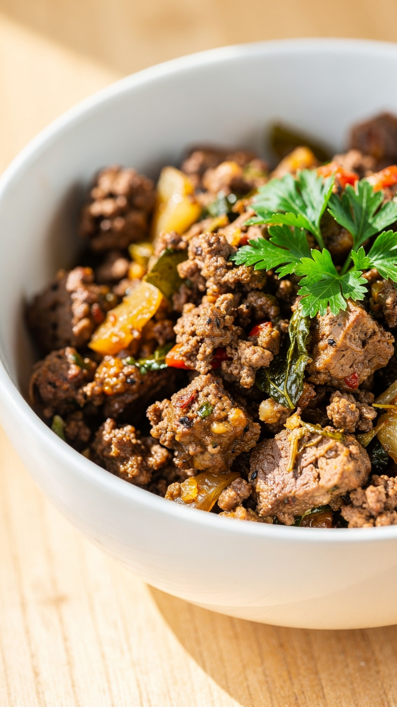 Slow Cooker Ground Beef Ramen
