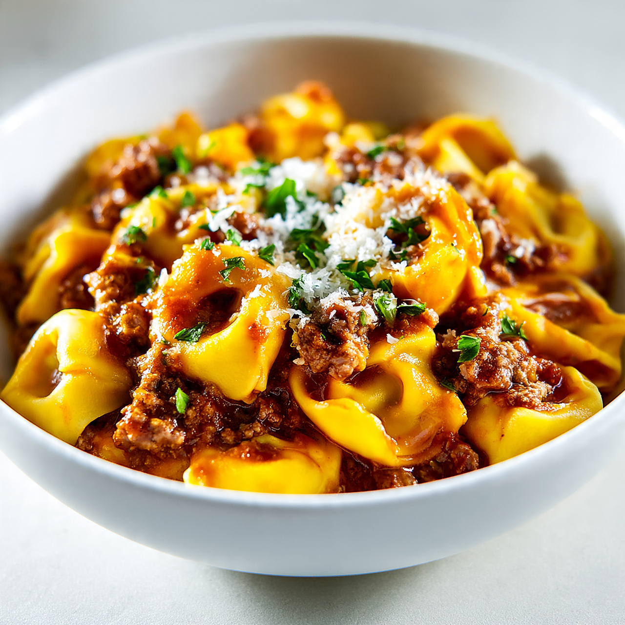 Ground Beef Tortellini Bake (Easy Cheesy Weeknight Dinner)