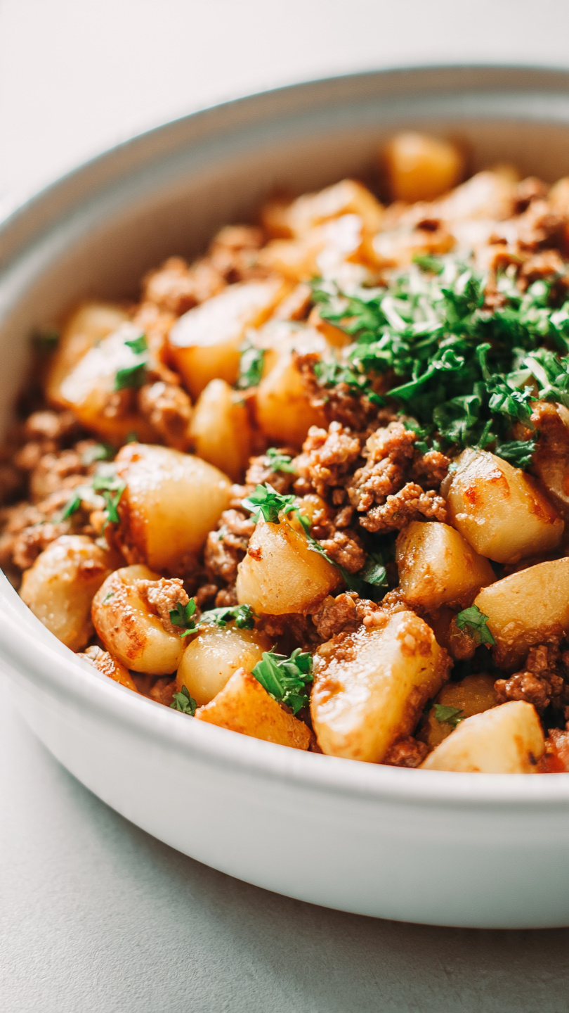 Ground Beef and Potato Casserole (Easy One-Pan Dinner)