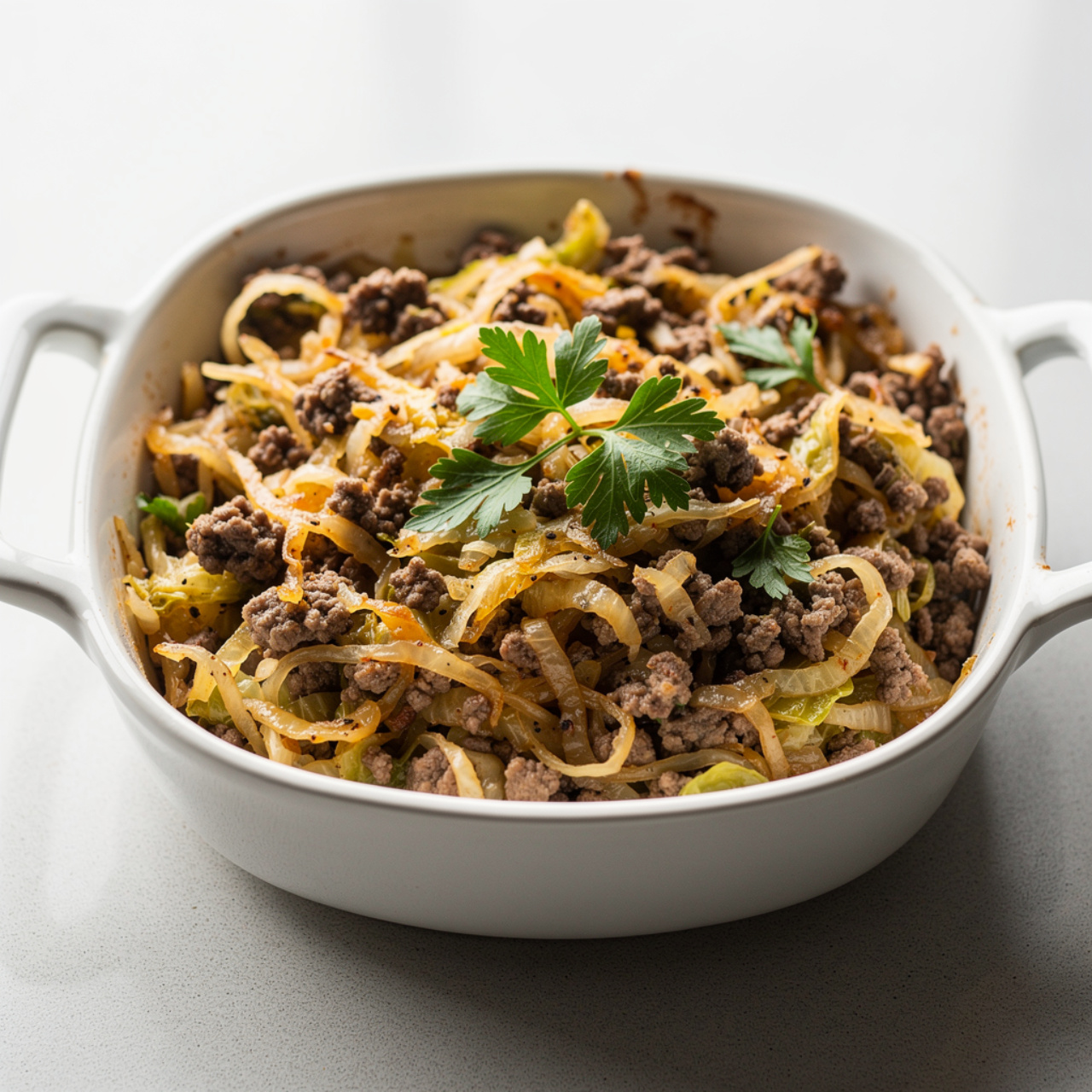 Cabbage and Ground Beef Skillet (Easy One-Pan Dinner)