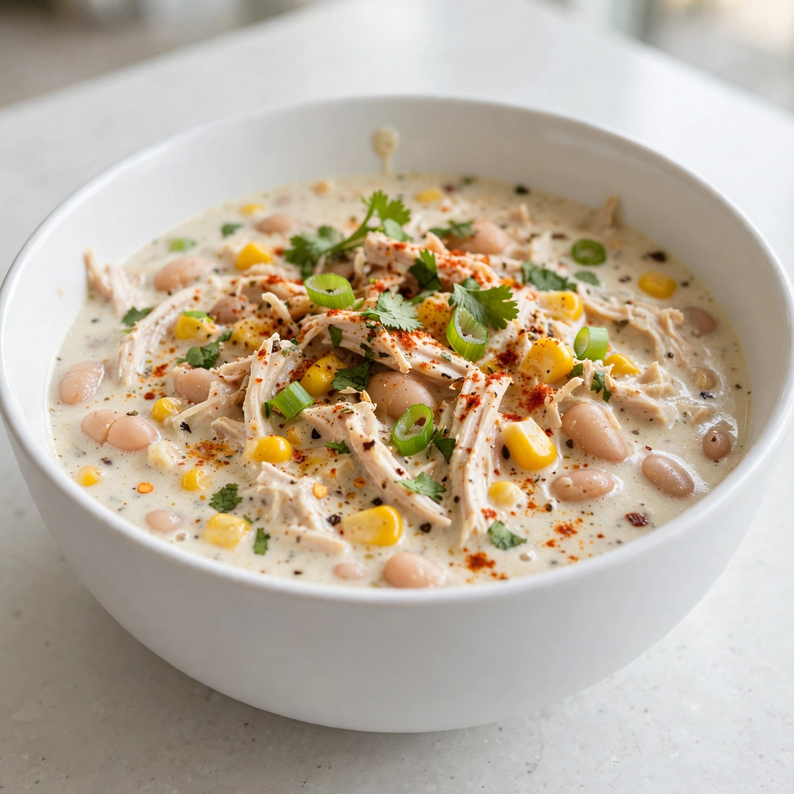 Cajun White Chicken Chili