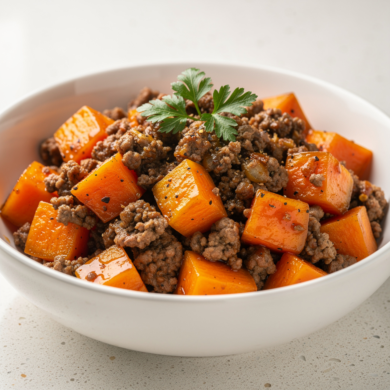 Ground Beef Sweet Potato Bowls (Easy, Healthy Dinner!)