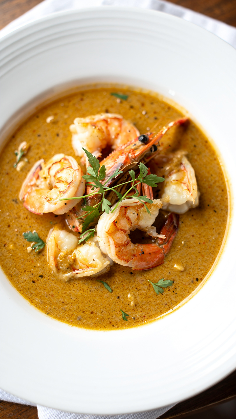Creamy Crab and Shrimp Seafood Bisque