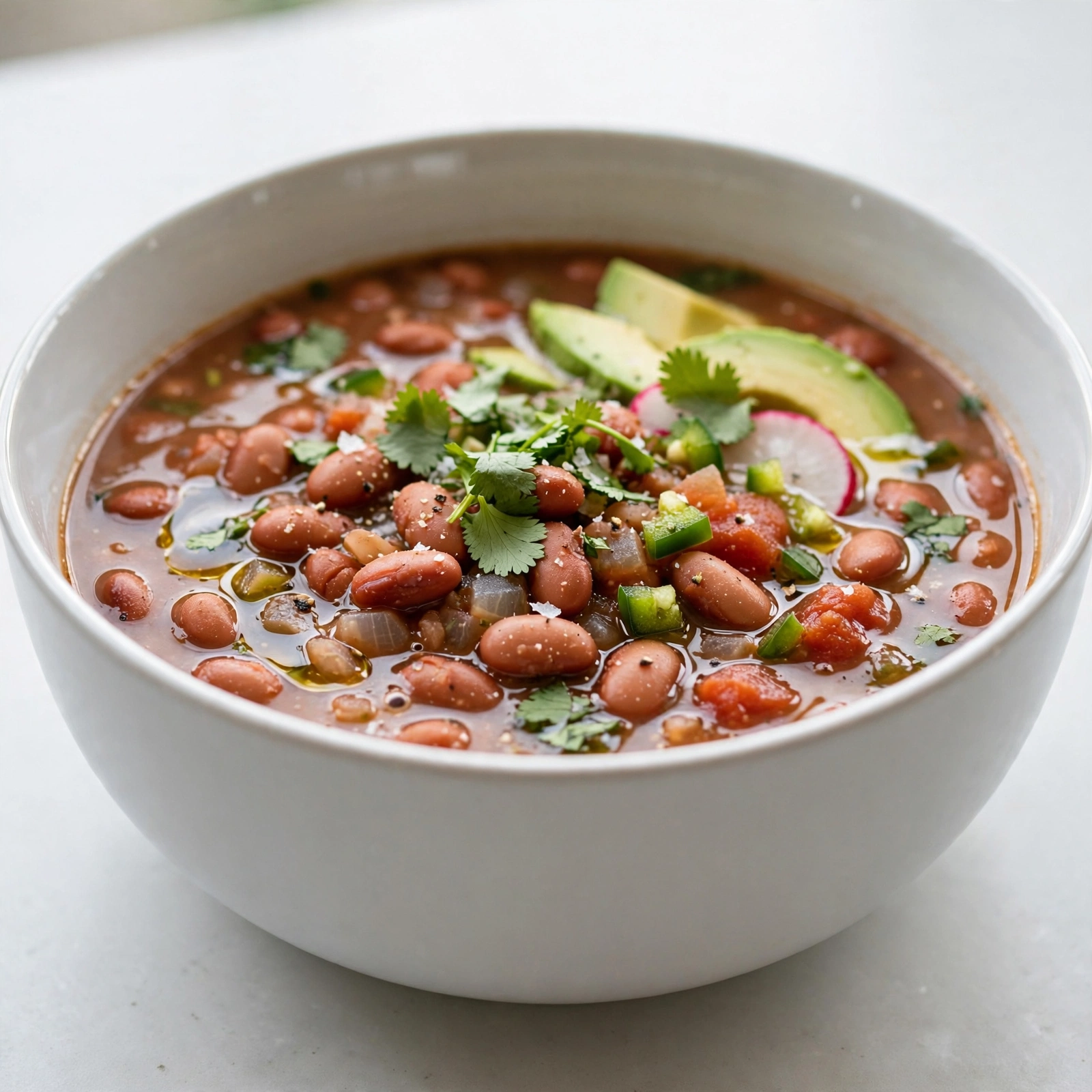 Mexican Pinto Bean Soup