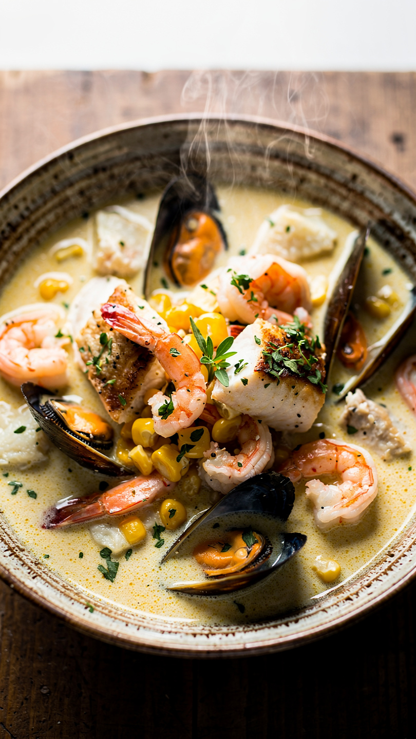 Creamy Seafood Chowder Recipe